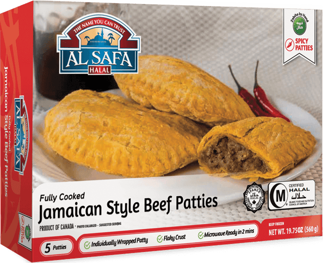 Al Safa Jamaican Style Beef Patties 5Pcs
