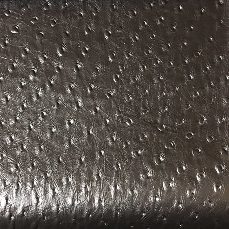 Ostrich Print Vinyl Upholstery Fabric by the Yard