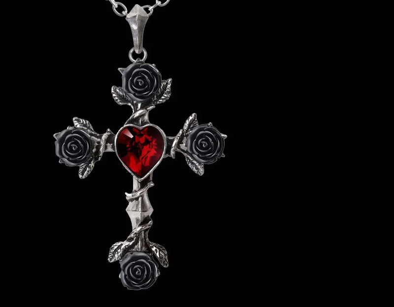 Black Rosifix - Necklace