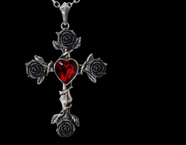 Black Rosifix - Necklace