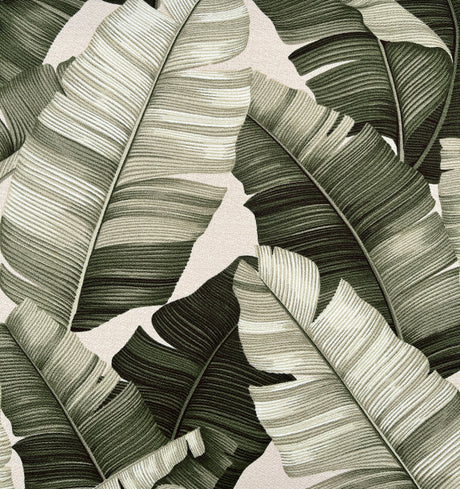 Cotton Upholstery Fabric All Over Banana Leaf