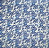 All Over Hibiscus Plumeria Tropical Leaves Rayon Poplin Fabric - Purple, Blue, Red, Yellow, White, 36" X 45" (1 Yard)