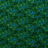 Polyester Monstera Leaf Fabric All Over Print