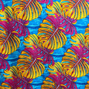 Rayon Poplin Monstera Leaf Fabric