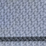 Poly-Cotton Monstera Leaves Fabric with Border
