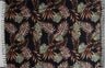 All Over Split Leaves Rayon Fabric - Split Leaf Print, Fringed Edges, 72" L X 45" W (1 Piece)