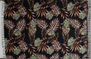 Rayon Sarong with Split Leaves and Fringes