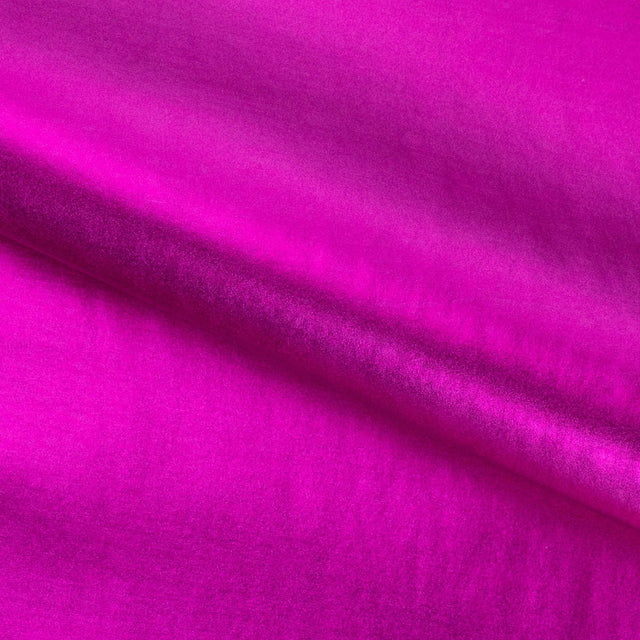 Alloy Foiled Spandex Nylon Spandex Fabric - Neon Coral/Rose Gold, 56" Width (1 Yard)