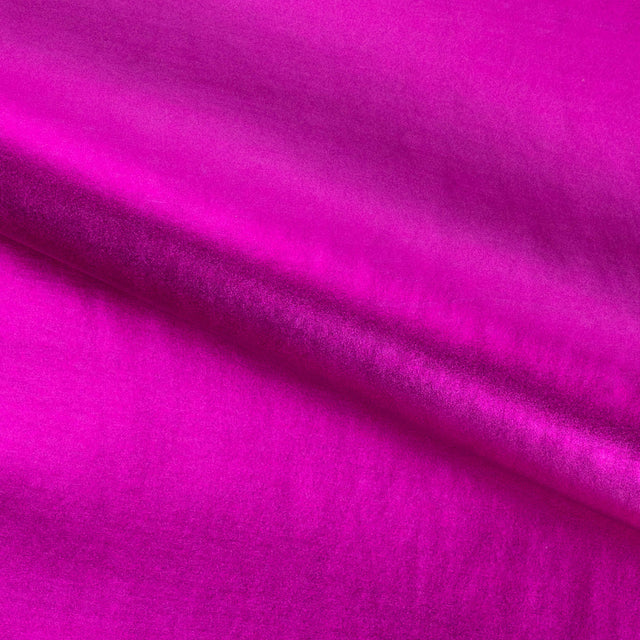 Alloy Foiled Spandex Nylon Spandex Fabric - Neon Coral/Rose Gold, 56" Width (1 Yard)