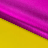 Alloy Foiled Spandex Nylon Spandex Fabric - Neon Coral/Rose Gold, 56" Width (1 Yard)