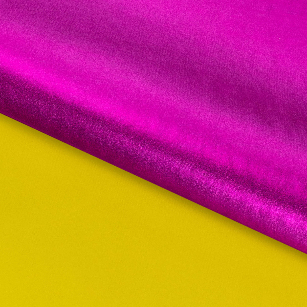 Alloy Foiled Spandex Nylon Spandex Fabric - Neon Coral/Rose Gold, 56" Width (1 Yard)