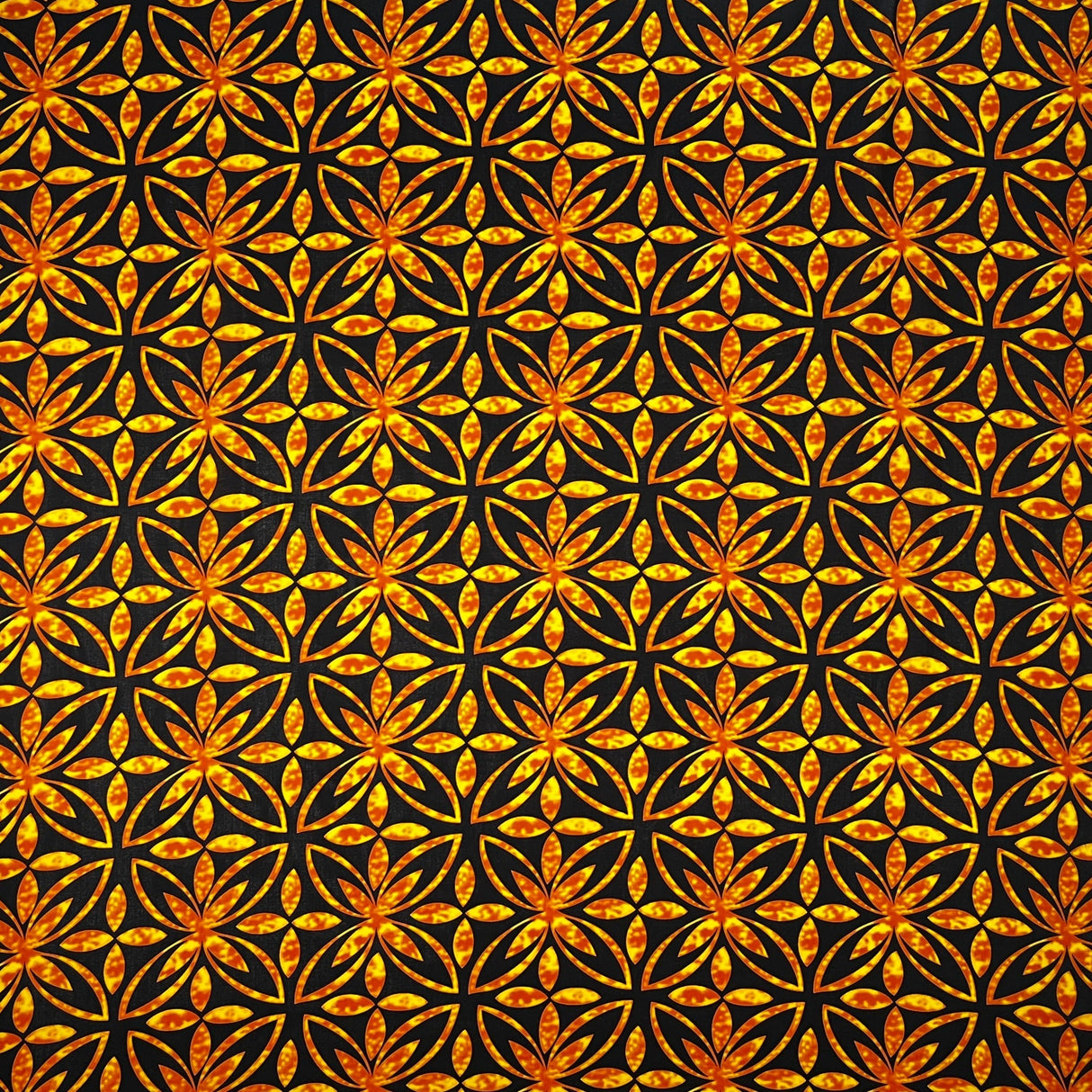 Polyester Poplin Fabric Watercolor Blossoms