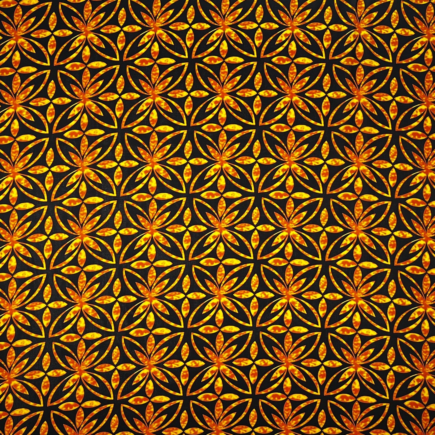 Alluring Watercolor Blossoms Polyester Fabric - Watercolor Blossoms Print, 45" Width (1 Yard)