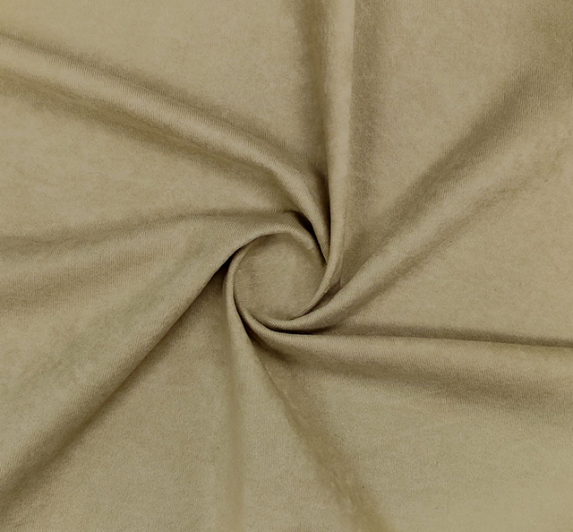 Alova Suede 100 Percent Polyester Fabric - Camel, Velvety Feel, 58/60" Width