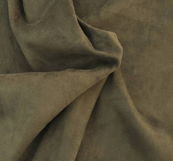 Alova Washed Micro Suede Beige Micro Suede Fabric - Beige, 58/60" Width (1 Yard)