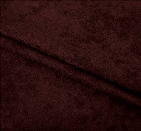 Alova Washed Micro Suede 100 Percent Polyester Fabric - Wine, 58/60" Width