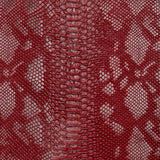 Snake Print Vinyl Upholstery Fabric by the Yard