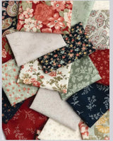 Quilting Cotton Ambiance Silver 44412 12 Floral Moda