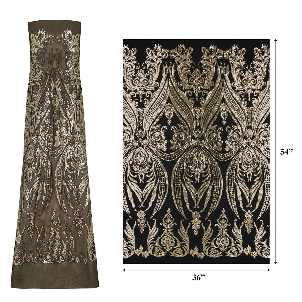 Stretch Mesh Sequin Fabric