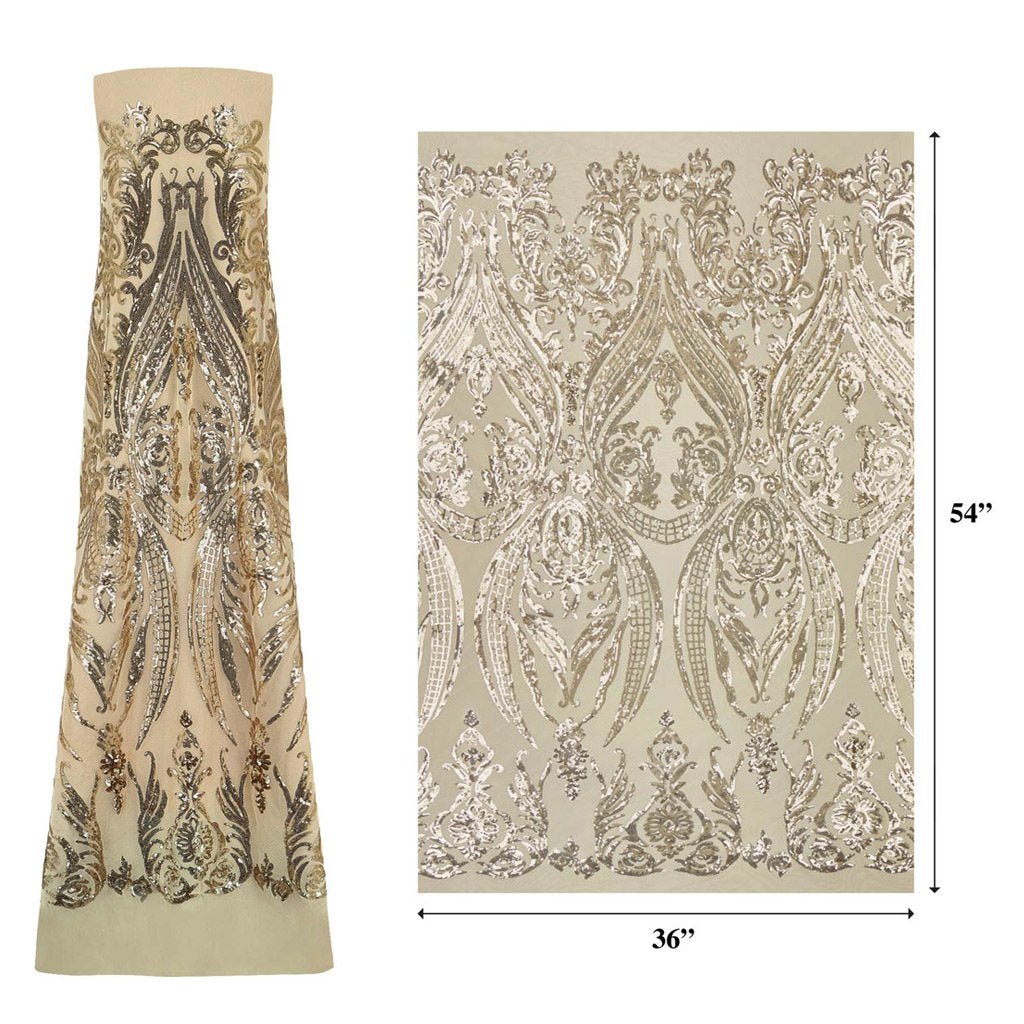 Stretch Mesh Sequin Fabric