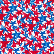 Swim Knit Nylon Spandex Americana Celebration Stars