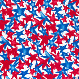 Swim Knit Nylon Spandex Americana Celebration Stars