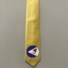 American Samoa Flag Tie Polyester Fabric - American Samoa Seal, 56" Length, 3.5" Width (1 Tie)