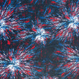 Poly Spandex Swimsuit Fabric Americana Fireworks