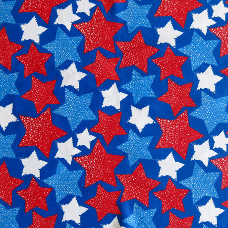Swim Knit Nylon Spandex Americana New Stars Seconds