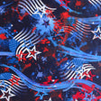 Swim Knit Nylon Spandex Americana Splashy Celebration