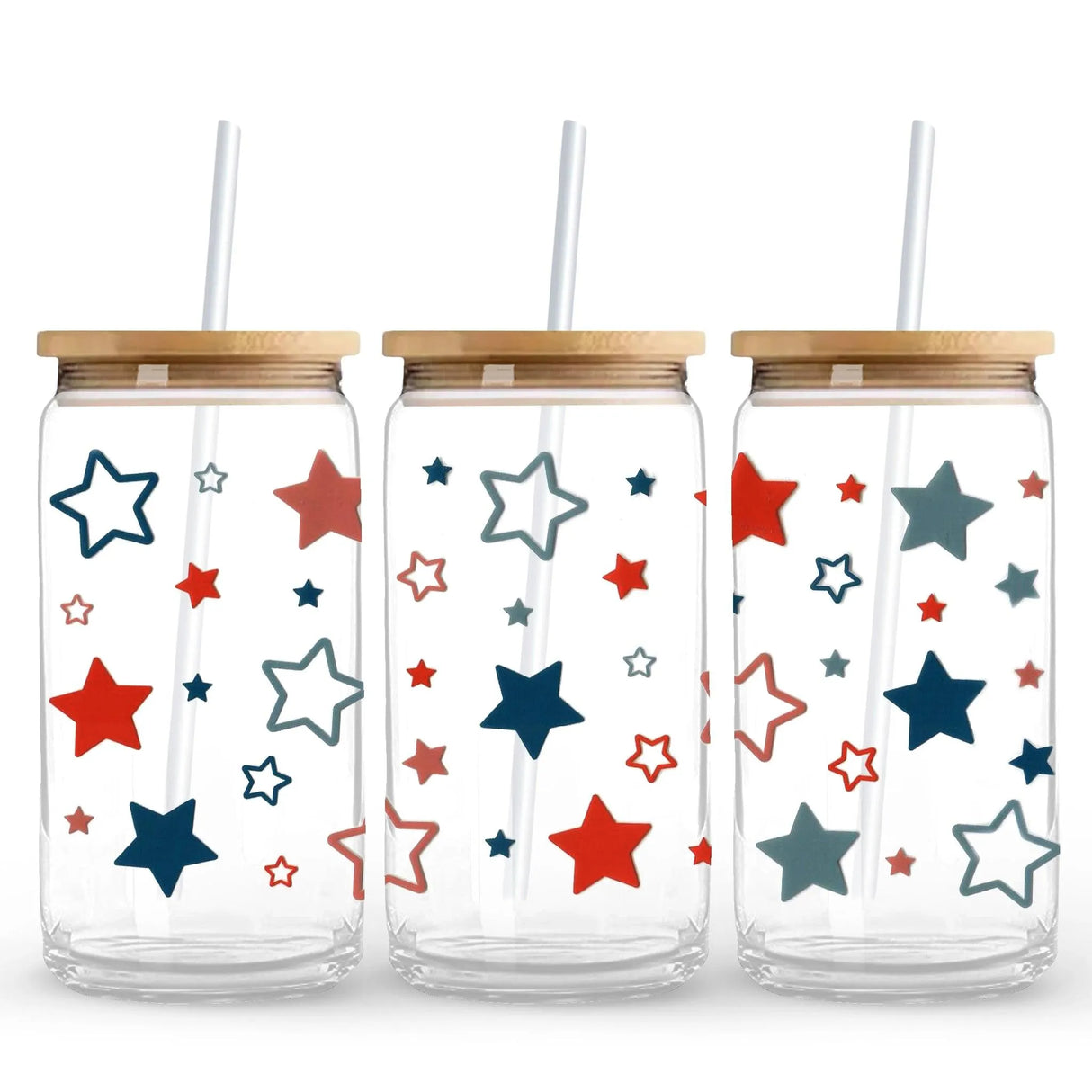 UV DTF Wrap - Americana Stars (9.7" x4.3")