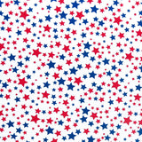 Swim Knit Americana Traditional Stars Poly Spandex
