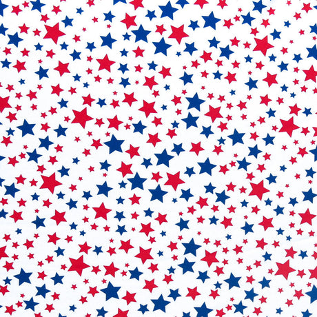 Swim Knit Americana Traditional Stars Poly Spandex