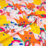 Anemone Garden Printed Spandex Fabric - Floral Print, 55/56" Width (1 Yard)