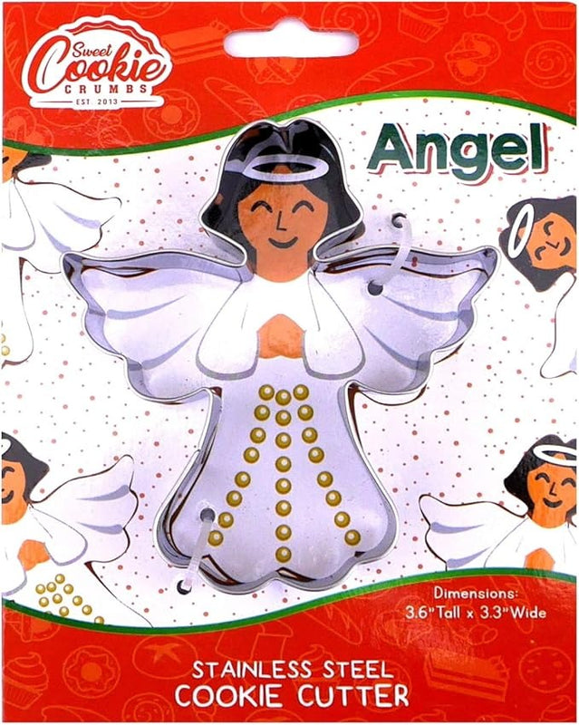 Angel Cookie Cutter, Premium Food-Grade Stainless Steel, Dishwasher Safe