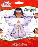 Angel Cookie Cutter, Premium Food-Grade Stainless Steel, Dishwasher Safe