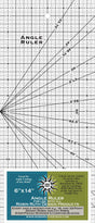 Quilting Angle Ruler Acrylic 6in x 14in Clear