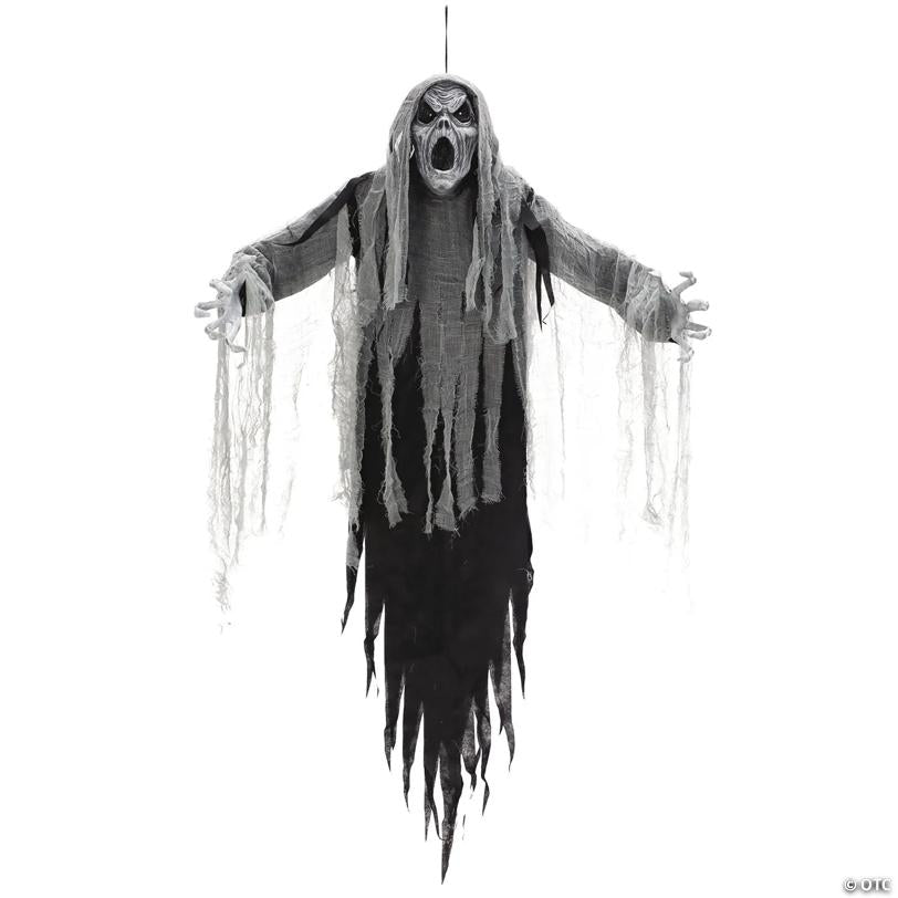 Animated Hanging Howling Ghostly Phantom Halloween Decoration