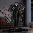 Animated Hanging Zombie Vampire with Lights and Sound Halloween Decoration - 5'