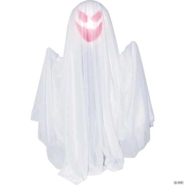 Animated Light-Up Hanging Rising Ghost Halloween Decoration - 27"