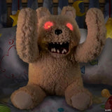 Animated Light-Up Sitting Peekaboo Bear with Sound Halloween Decoration