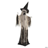 Animated Standing Witch Ghost Halloween Decoration