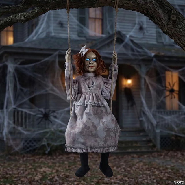 Animated Swinging Decrepit Doll