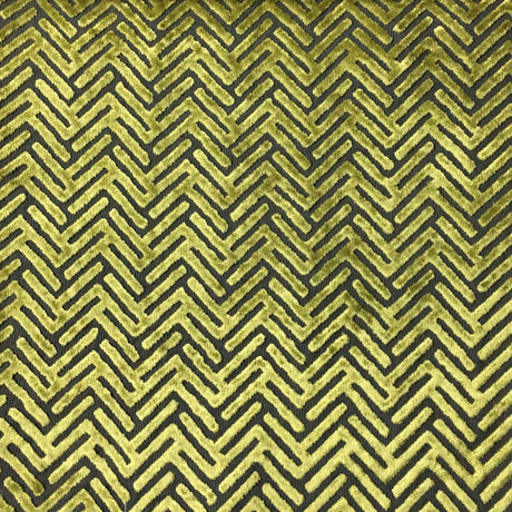 Burnout Velvet Upholstery Fabric Starlet Geometric Arrow Pattern