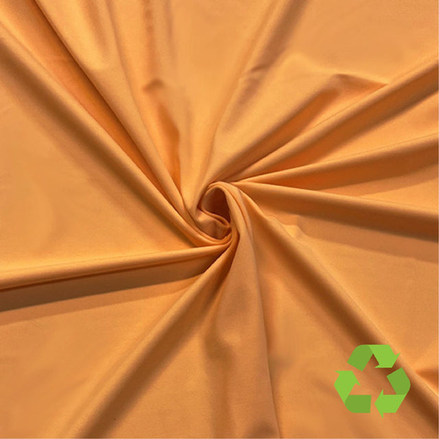 Recycled Nylon Spandex Swimsuit Fabric Apricot Palm