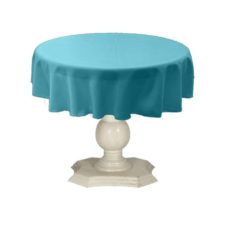 Tablecloth Dull Bridal Satin Fabric - 54" Round, Color Options (1 Piece)