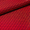 Argyle Shattered Glass Foiled Nylon Spandex Fabric - Holographic Argyle, Black, 54" Width (1 Yard)