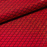 Argyle Shattered Glass Nylon Spandex Fabric - Holographic Foiled Glitter Flocking, 54" Width (1 Yard)