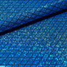 Argyle Shattered Glass Nylon Spandex Fabric - Holographic Foiled Glitter Flocking, 54" Width (1 Yard)