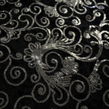 Stretch Velvet Sequin Fabric